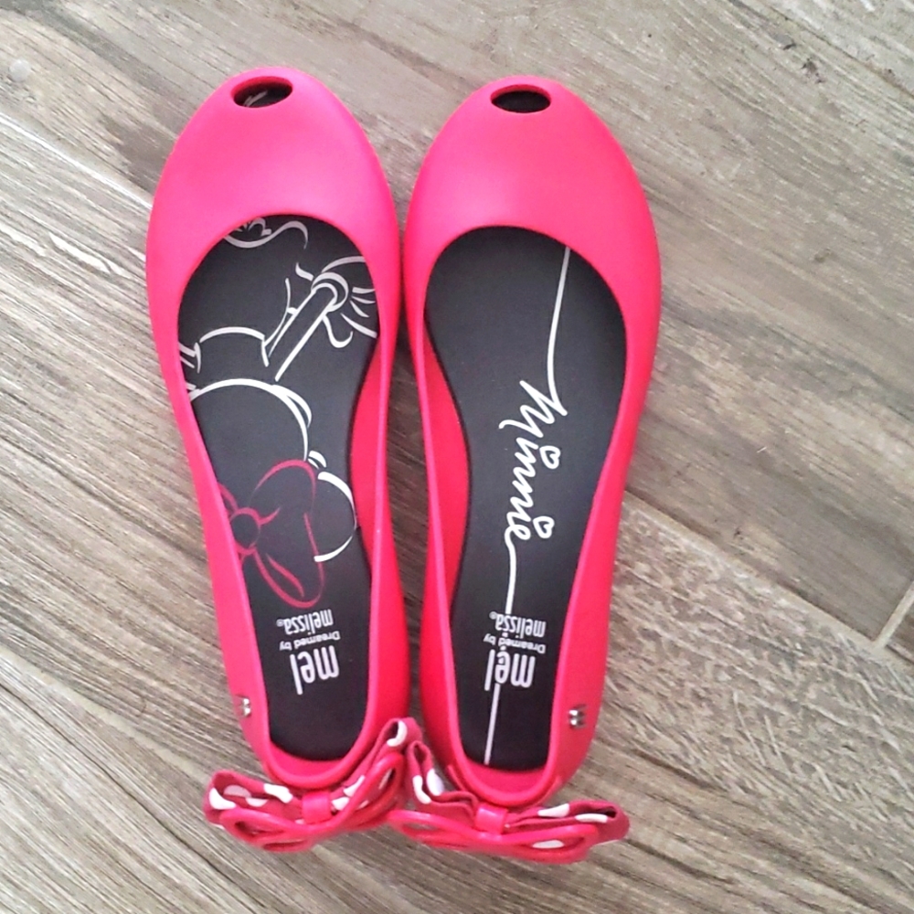 Disney X Melissa Limited Edition Minnie Mouse Jelly Shoes with Bow Kids